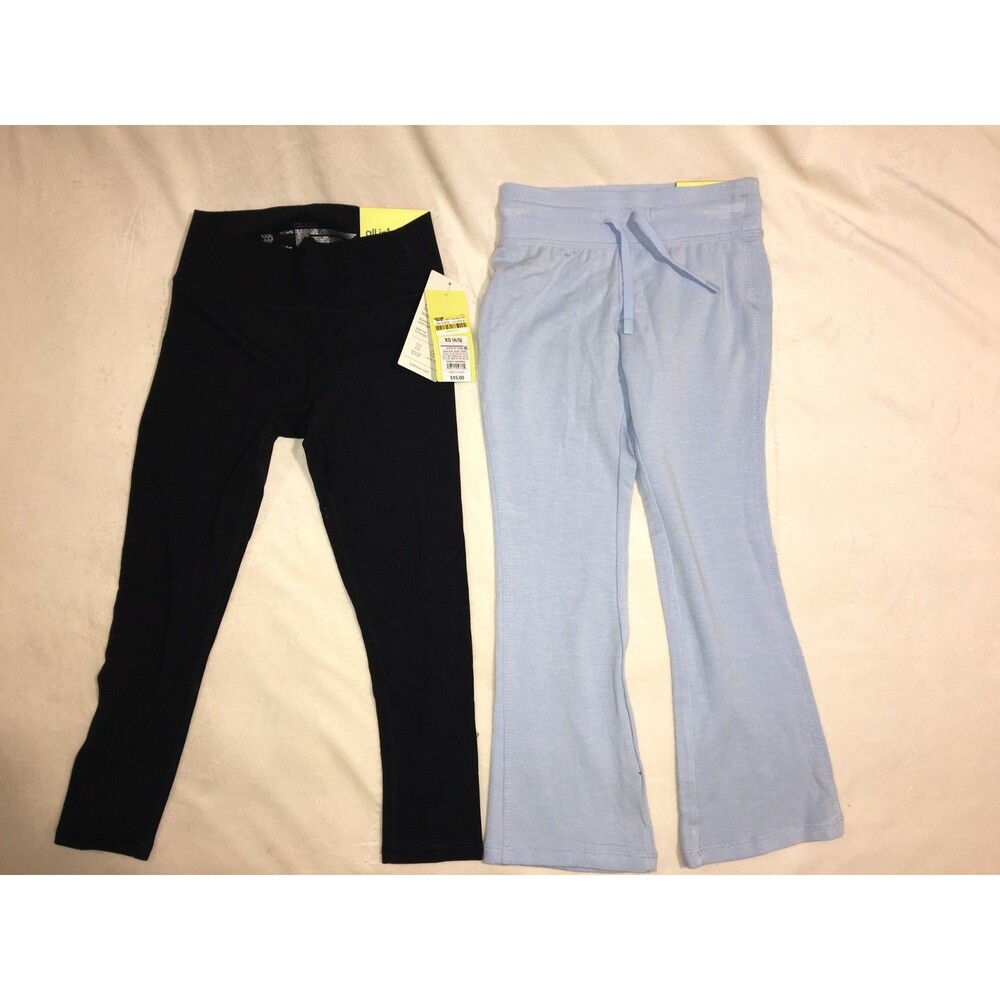 All In Motion Girls Flare Leg Pants Athletic Yoga Leggings Kids Activewear 4/5